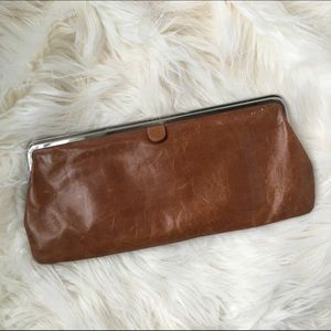 HOBO Brown Leather Clutch / Wallet